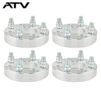 4PCS 1" Wheel Spacers 4x4 4x101.6 1/2"x20 For Golf Carts For EZGO Club Cars