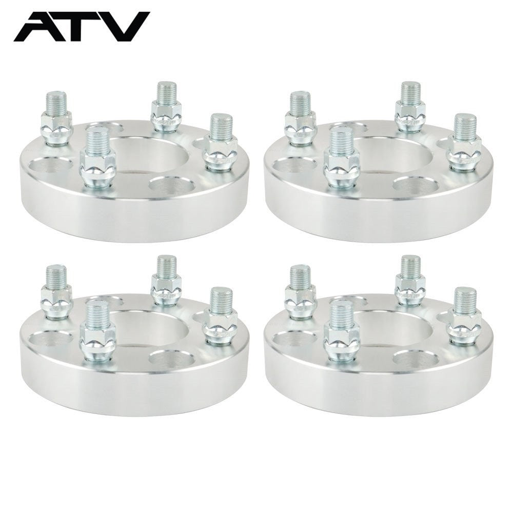 4PCS 1" Wheel Spacers 4x4 4x101.6 1/2"x20 For Golf Carts For EZGO Club Cars
