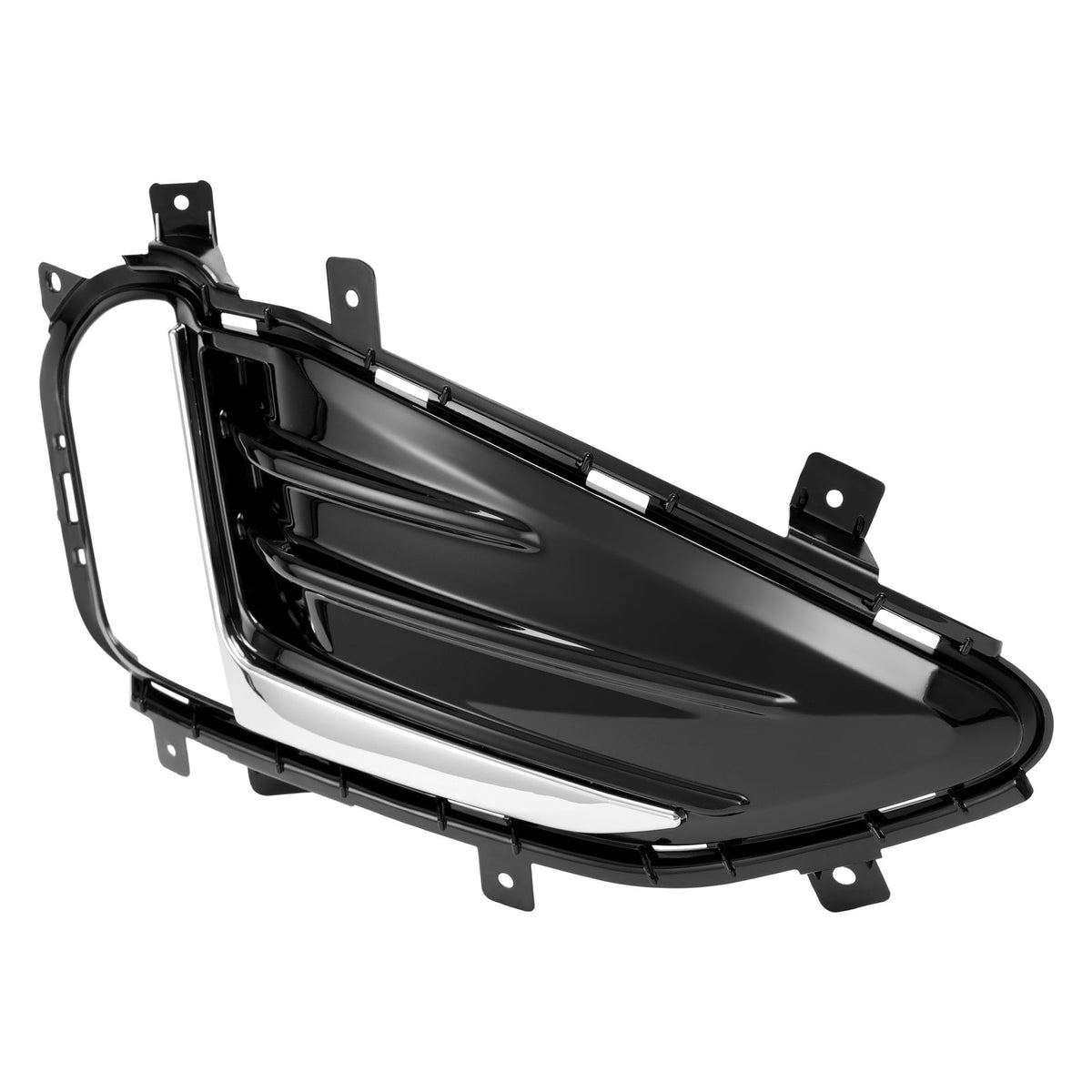 Passenger Side Front Chrome Fog Light Cover Bezel For Ford Edge 2019 2020-2024