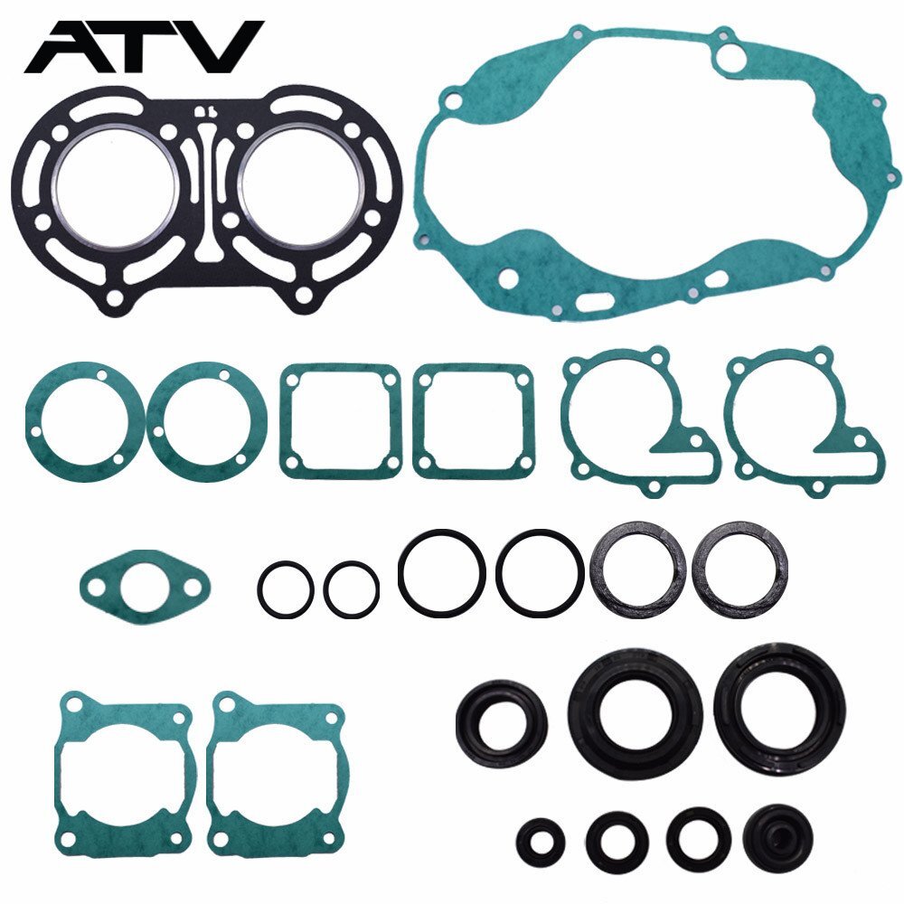 Engine Gasket Set With Oil Seals Kit For 1987-2006 Yamaha Banshee YFZ350