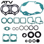 Engine Gasket Set With Oil Seals Kit For 1987-2006 Yamaha Banshee YFZ350