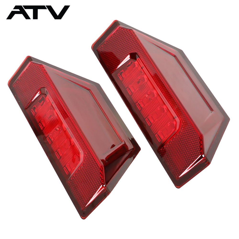 Red Rear Left & Right Tail Light 2412774 For 13-20 Polaris Ranger 900 XP 1000
