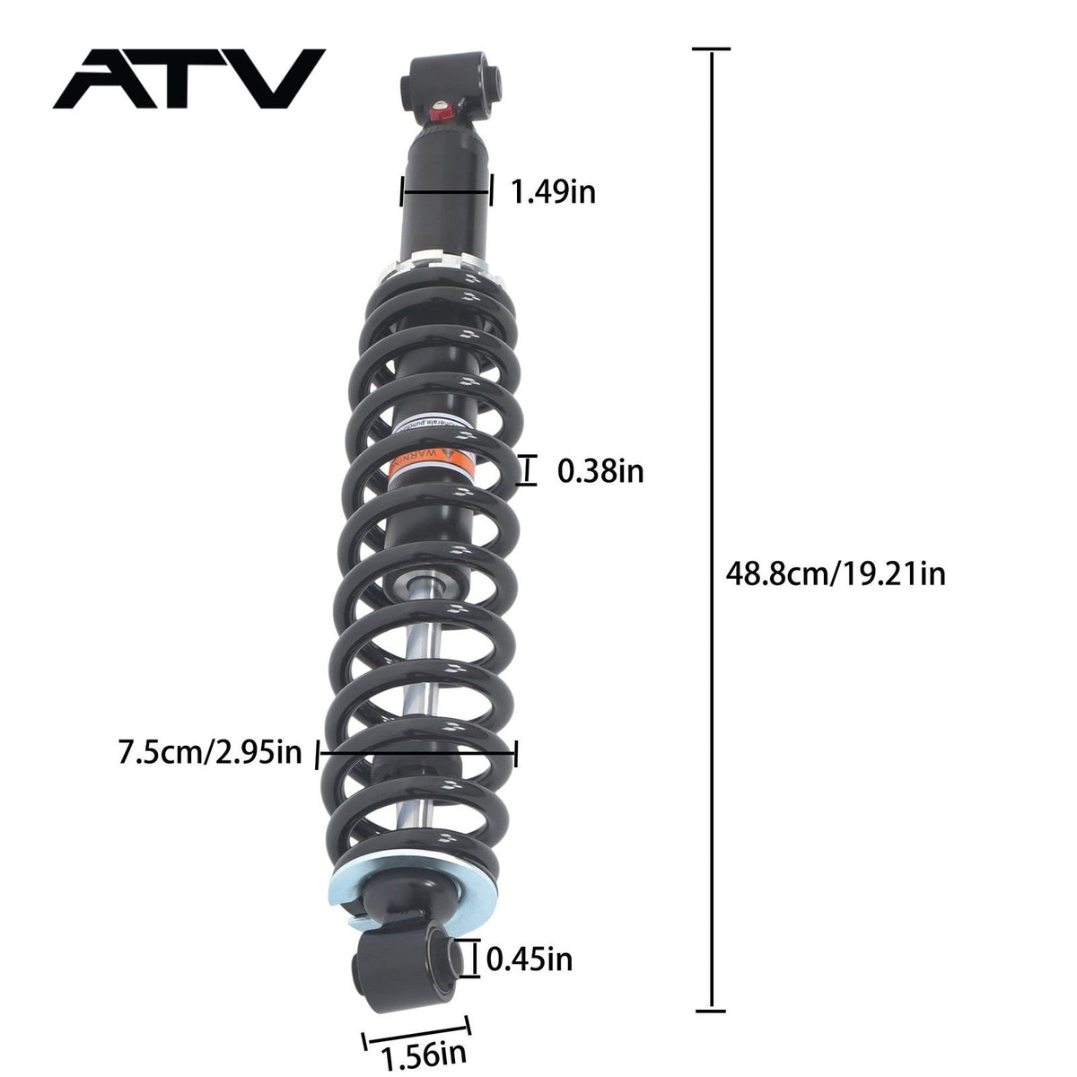 ATV Rear Shock Absorber Left Right 2004-2006 For Yamaha Bruin 350 2X4 (YFM350BA)