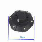 Black Antenna Base Cover For Jeep Wrangler JK JL JT 07-21 Car Auto Accessories A
