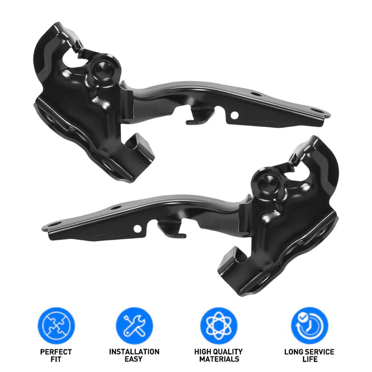 For 2010-2024 Toyota 4Runner LH & RH Hood Hinge Set TO1236181 TO1236182