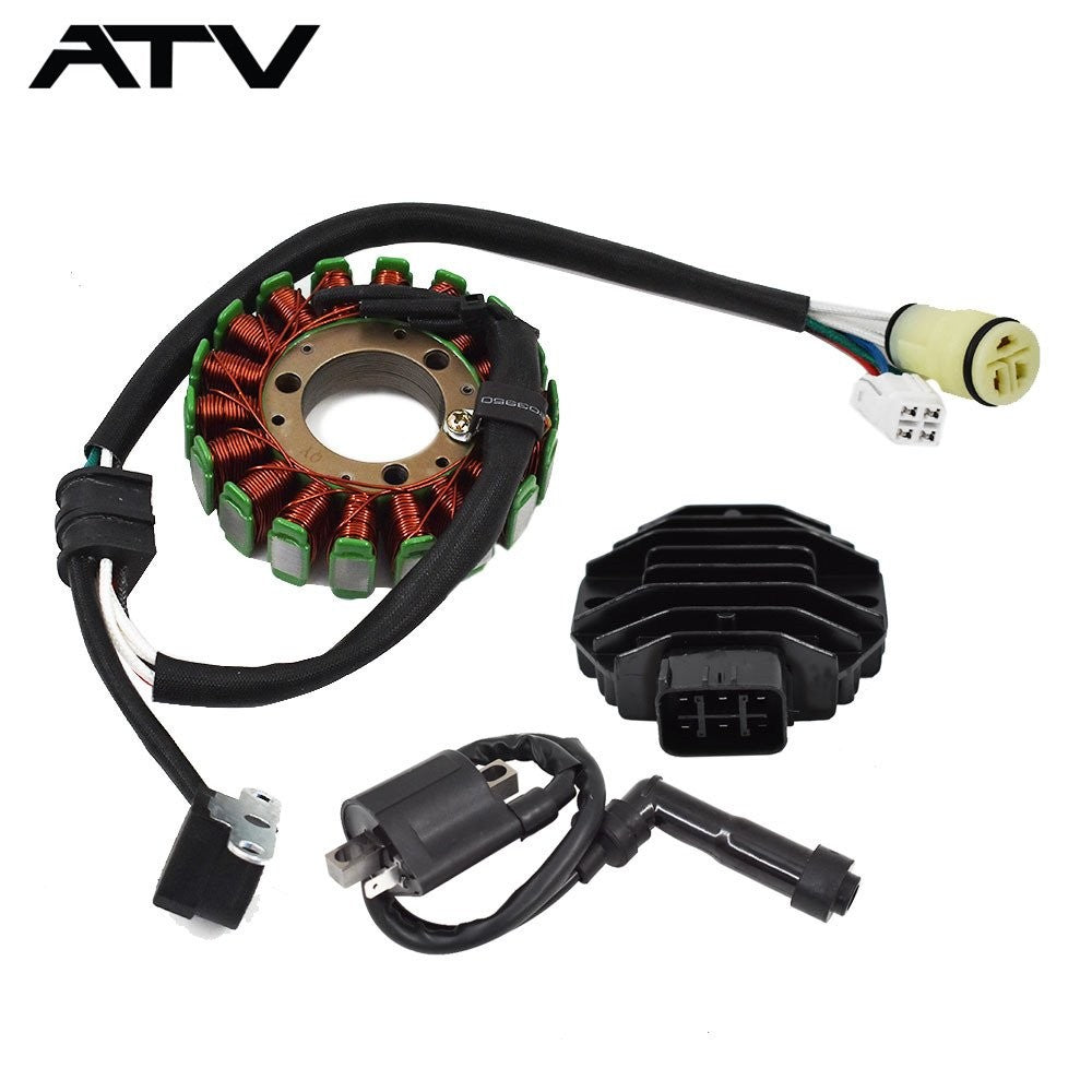 Stator/ Regulator Rectifier/ Ignition Coil for Yamaha Raptor 660 YFM660 2001-05