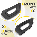 FOR FORD TRANSIT 2020-25 VAN LEFT&RIGHT SIDE FOG LIGHT LAMP COVERS BEZELS BLACK