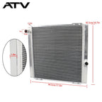 For Can-am Maverick X3 2017-2020 Turbo Trail Sport MAX Aluminum Radiator