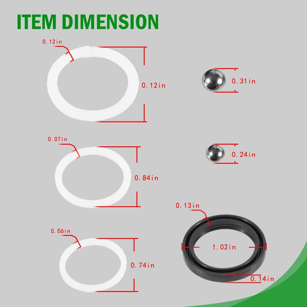 328.12002 Floor Jack Seal Kit for Sears Craftsman 328.12002 Series 1.5 Ton