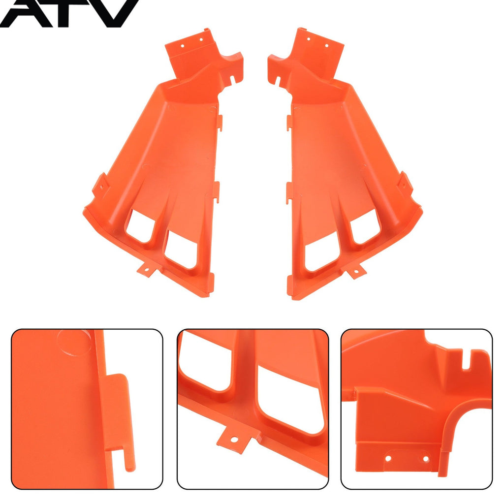 Plastic Tank Side Covers Integrated Orange Grill For Yamaha Banshee 350 1989