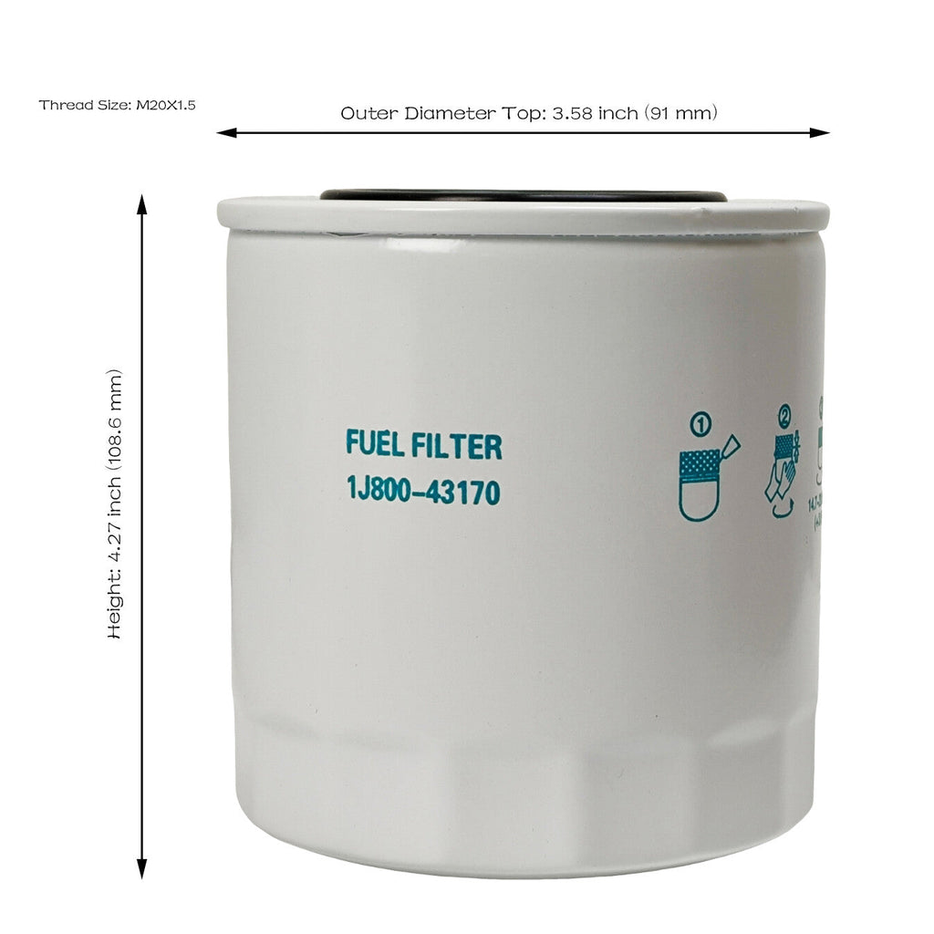 FF42110 Fuel Filter Replaces 1J80043170 SN25220 600383 WF10383