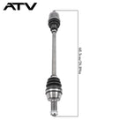 Front CV Joint Axle Pair for Polaris Ranger 700 4x4 2009 1332606 1332856