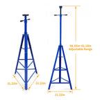 4000lbs Steel Car Jack Stand Under Hoist Tripod Stand For Garage & Auto Repair