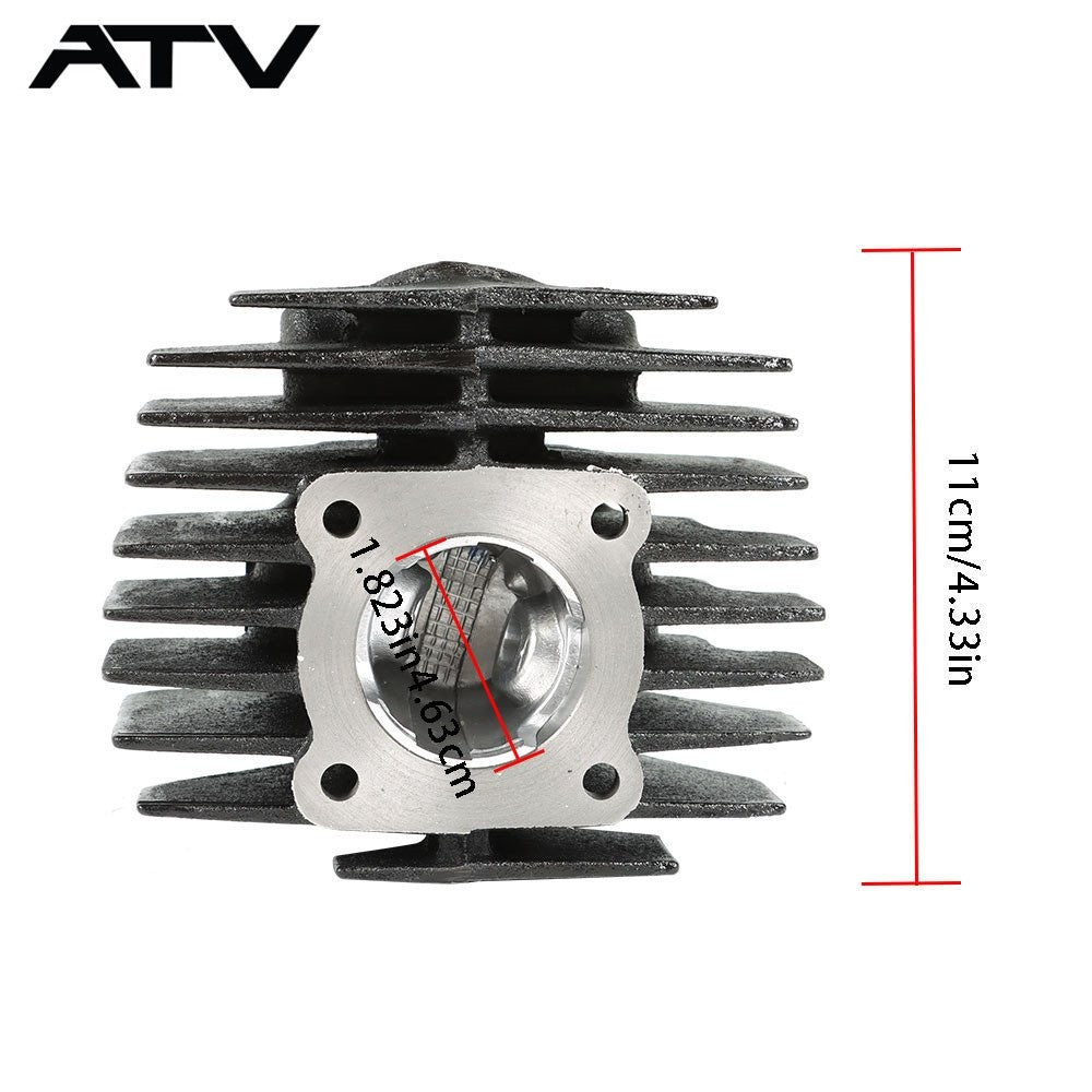 47mm Cylinder Piston Ring Gasket Kit For Yamaha PW80 Y-Zinger 1983-2006