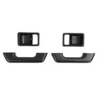 Fit 84-87 Toyota Pickup Truck Interior Door Panels Center Section Black ABS