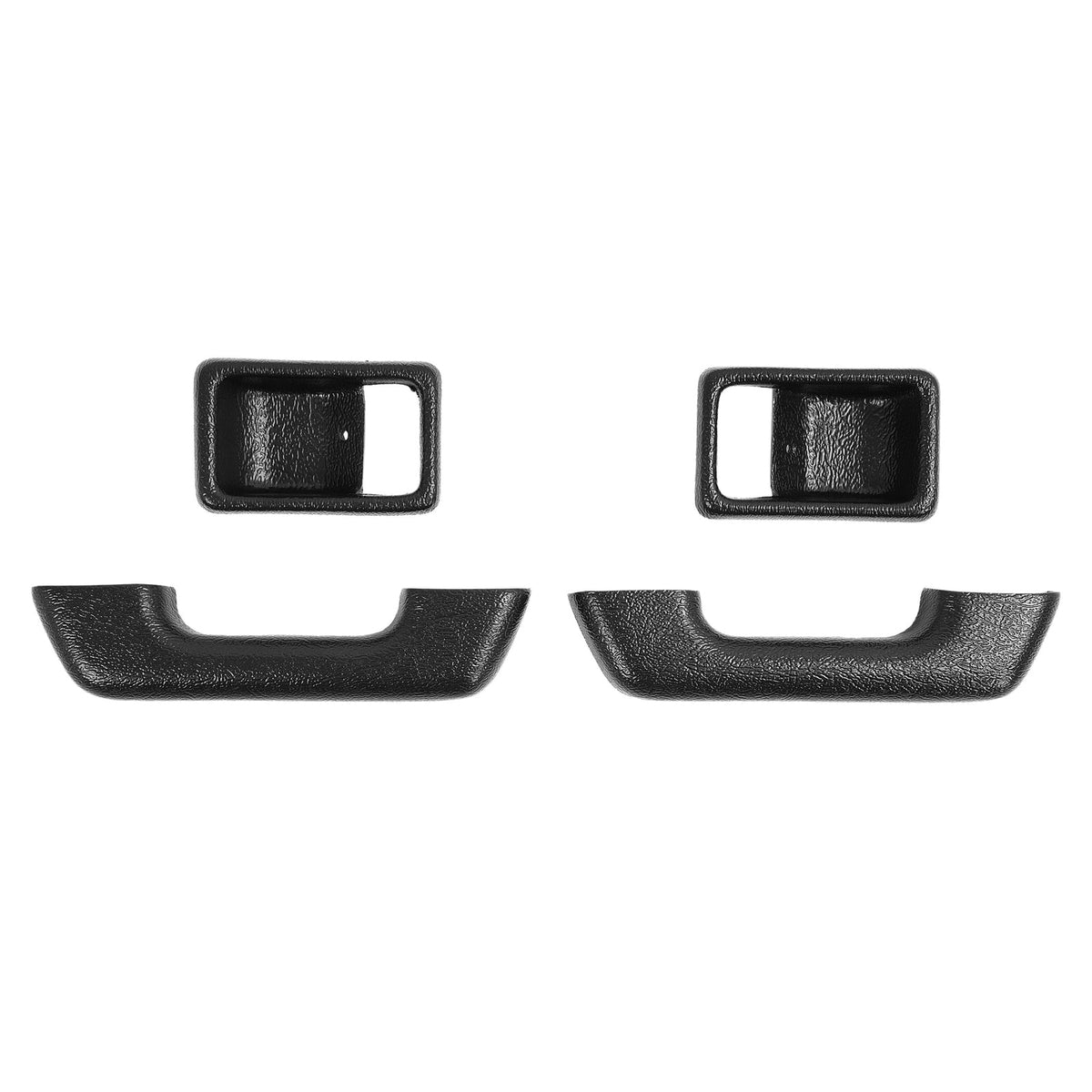 Fit 84-87 Toyota Pickup Truck Interior Door Panels Center Section Black ABS