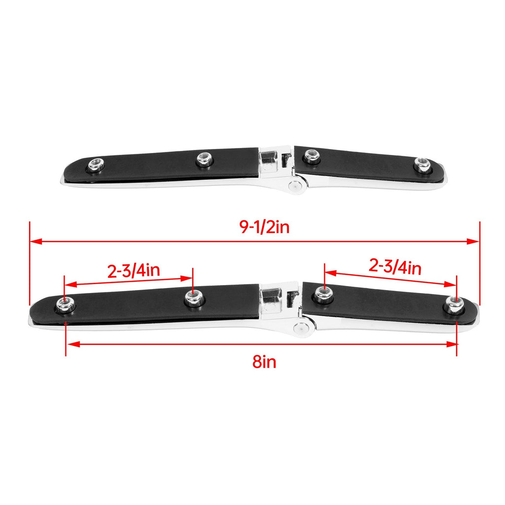 Trunk Boot Lid Hinge Set For 1940-1948 Chevrolet Pontiac Oldsmobile Buick Trunk
