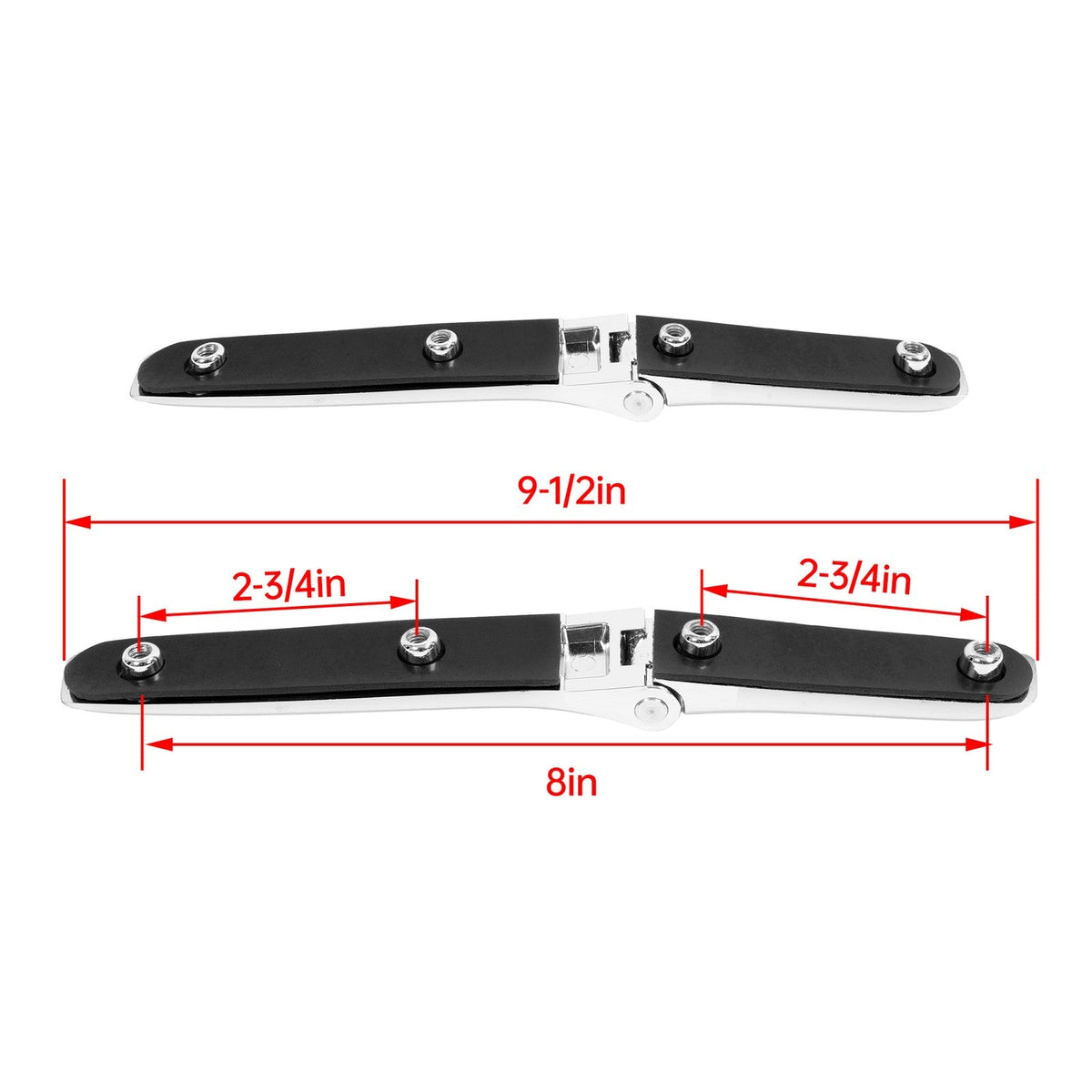 Trunk Boot Lid Hinge Set For 1940-1948 Chevrolet Pontiac Oldsmobile Buick Trunk