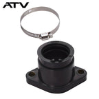 Intake manifold carburetor flange For Yamaha Kodiak Grizzly Wolverine 400 450