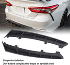 2Pcs FOR 2018 - 2023 TOYOTA CAMRY REAR SIDE BUMPER EXTENSION TRIM MOLDING LH &RH