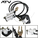 Go kart Taotao Rear Hydraulic Brake Caliper Assembly Disc Rotor Kit New