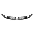 Black For Chevrolet Impala 2006-2013 Fog Light Bezels Grille Covers Left + Right