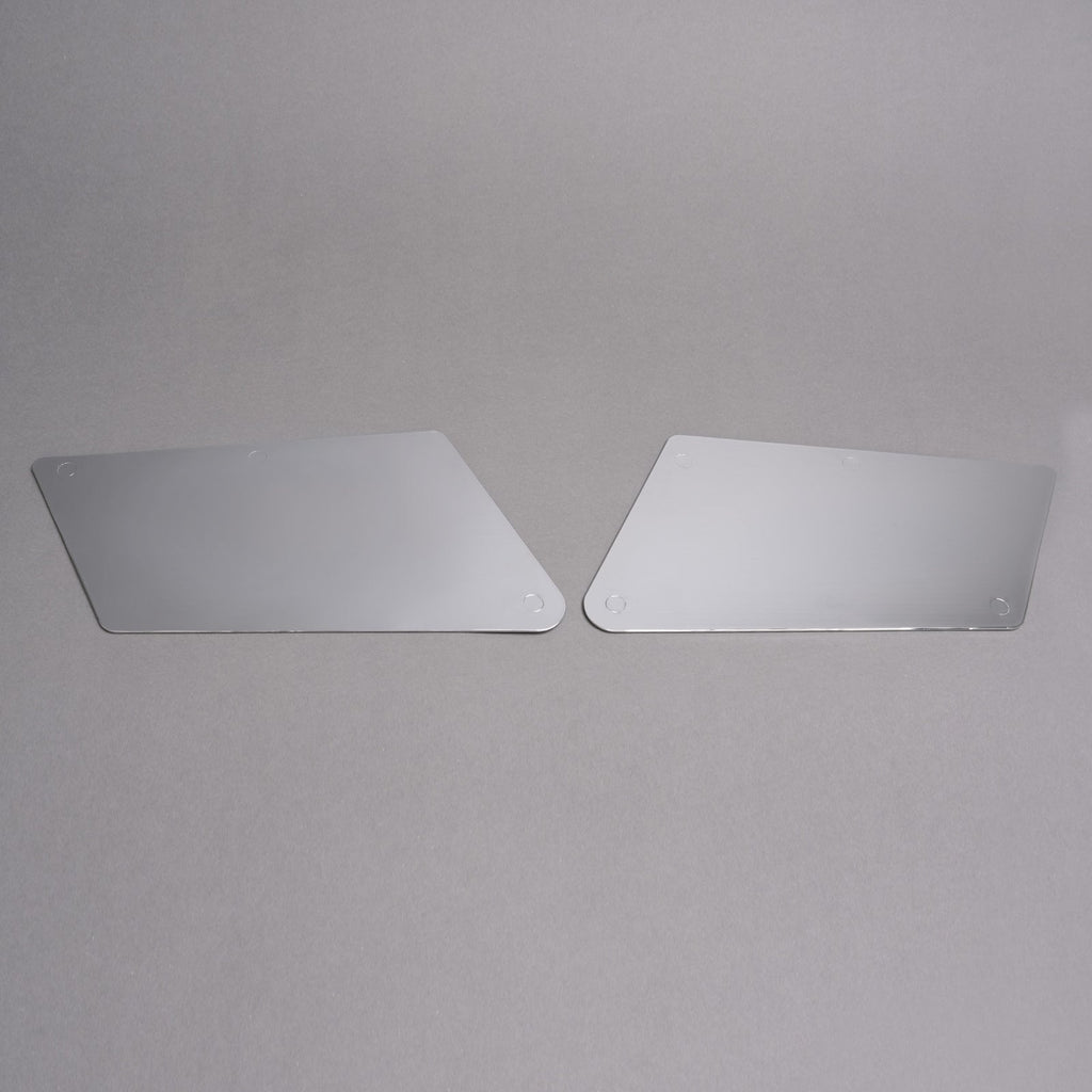 Fender Chrome Headlight Hood Trim Set Left Right Side For Volvo VNL 2004-2015