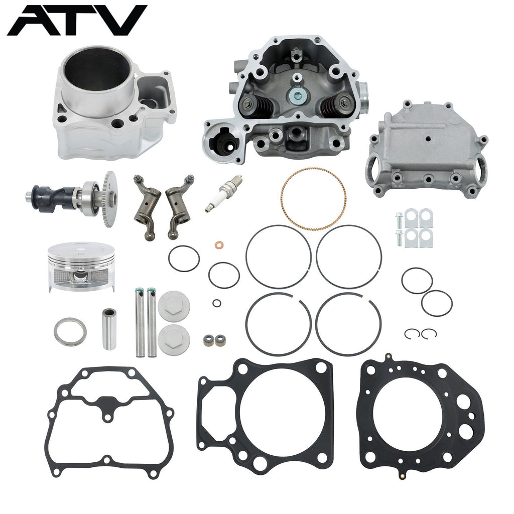 For Honda Rancher TRX420 ATV Cylinder Head & Cover Cylinder Rebuild Kit Camshaft