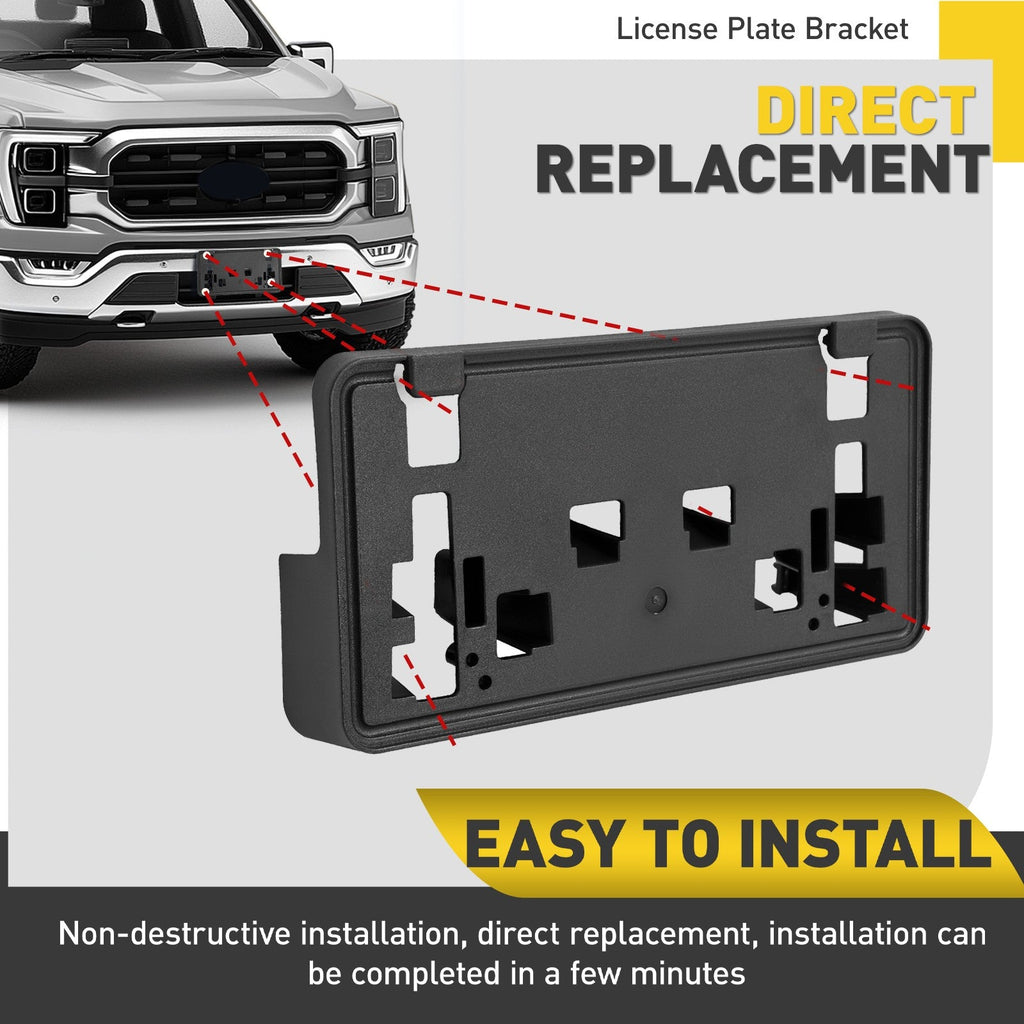 Front License Plate Bracket Frame Holder For 2021-2023 Ford F150 ML3Z-17A385-BB