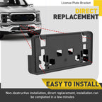 Front License Plate Bracket Frame Holder For 2021-2023 Ford F150 ML3Z-17A385-BB