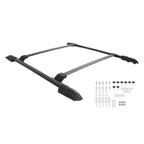 For Honda Pilot 2009-2015 Black 4Pcs Roof Rack Rails Cross Bar Side Rail