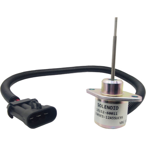 12V Shutdown Solenoid Fit for Kubota Yanmar 1E152-60011 1503ES-12A5SUC9S V2203