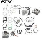 For Honda Recon TRX250 08-14 Cylinder Head Gasket ATV Crankshaft Engine Seal Kit