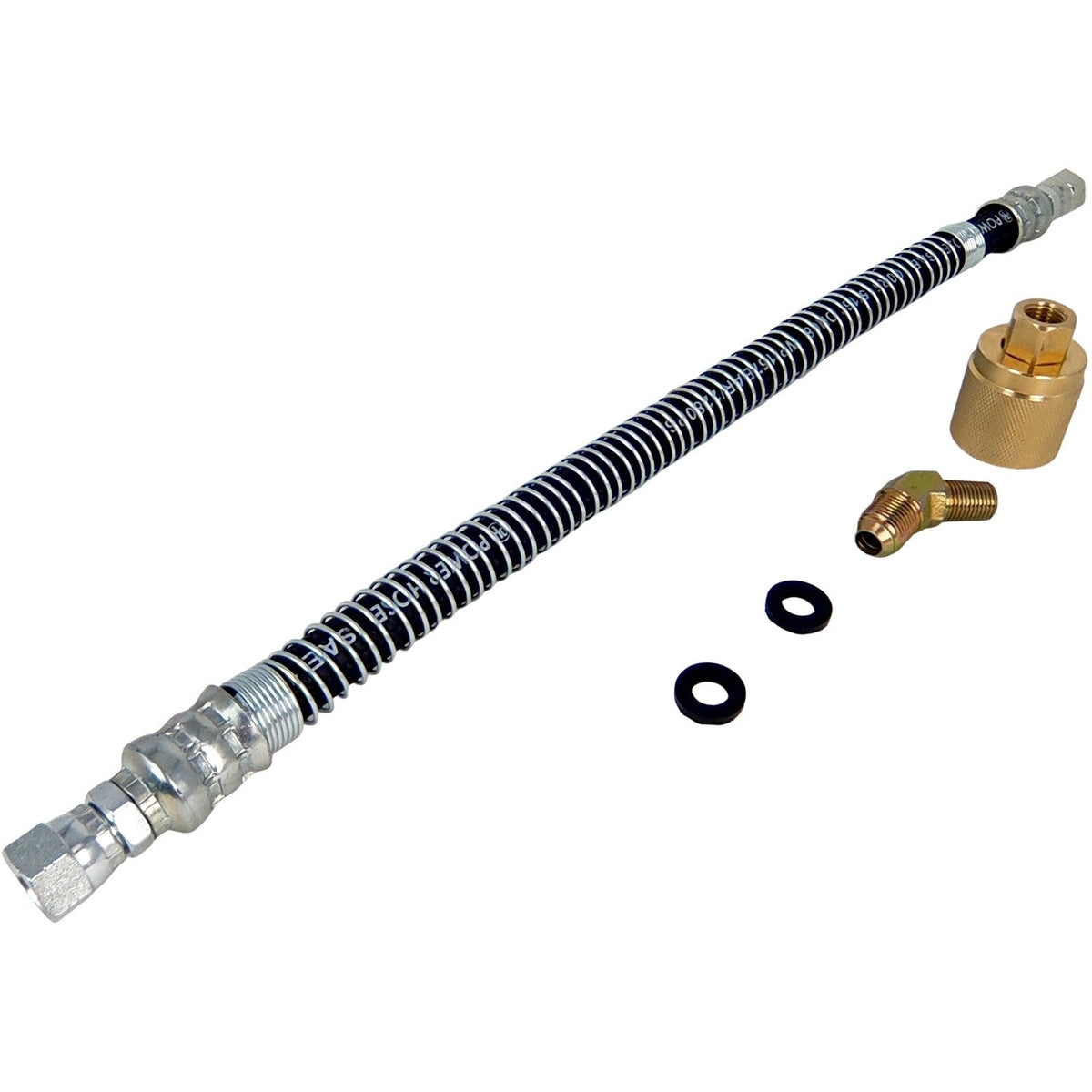 18 inch Forklift Propane LPG Female Tank Connector Crimped Spiralc