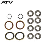 For Polaris 400L Big Boss 6X6 Front wheel bearings & seals kit 1995 1996 1997