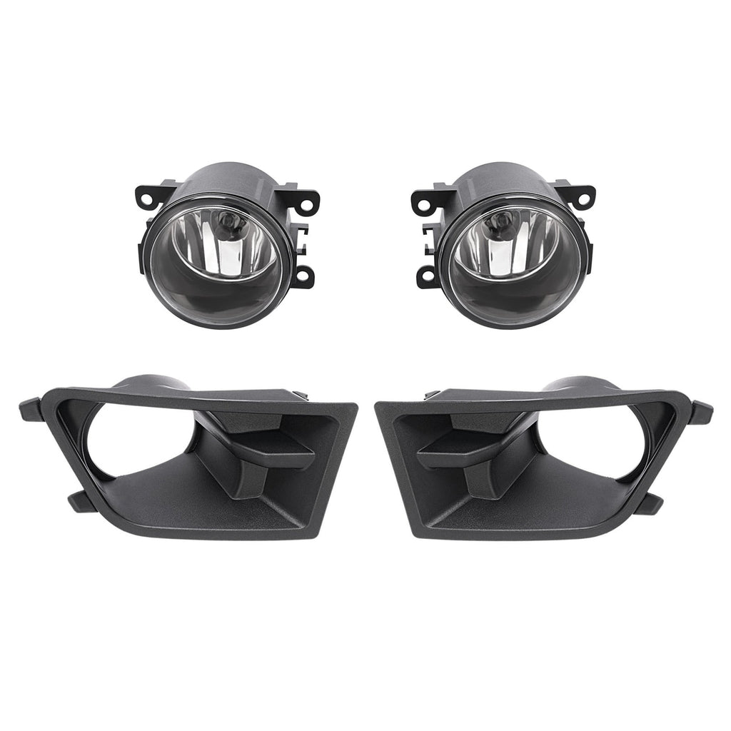 Bumper Fog Lights Driving Lamp & Bezel Left+Right For Ford Mustang 2010-2012