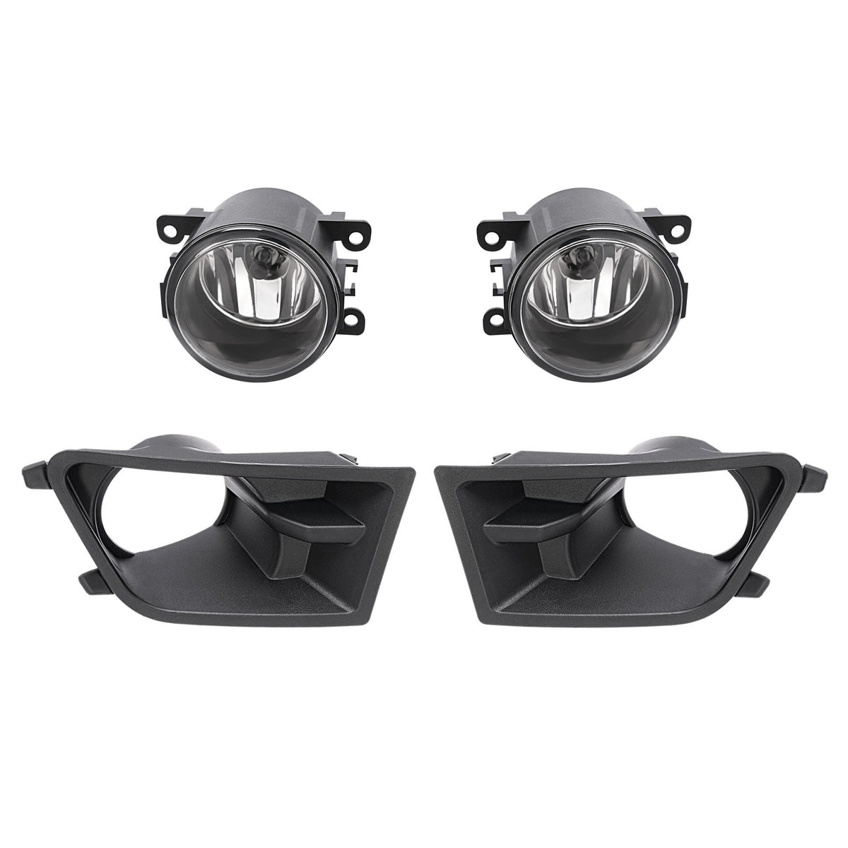 Bumper Fog Lights Driving Lamp & Bezel Left+Right For Ford Mustang 2010-2012
