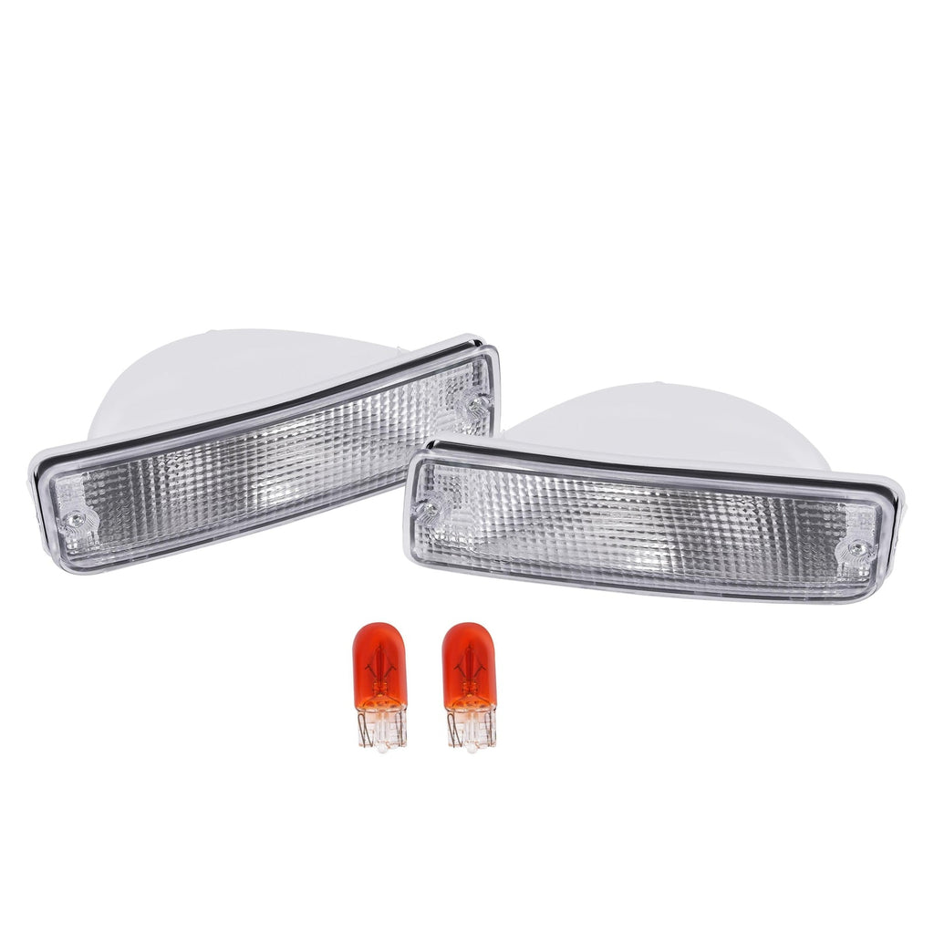 2X Clear Signal Bumper Lights For Toyota Pick-Up Truck 2WD 92-95 #8152089134