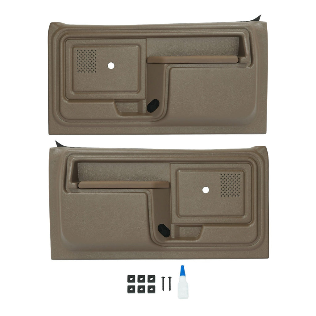 New Pair Inner Door Panels Replacement For 80-86 Ford Truck & 80-86 Ford Bronco
