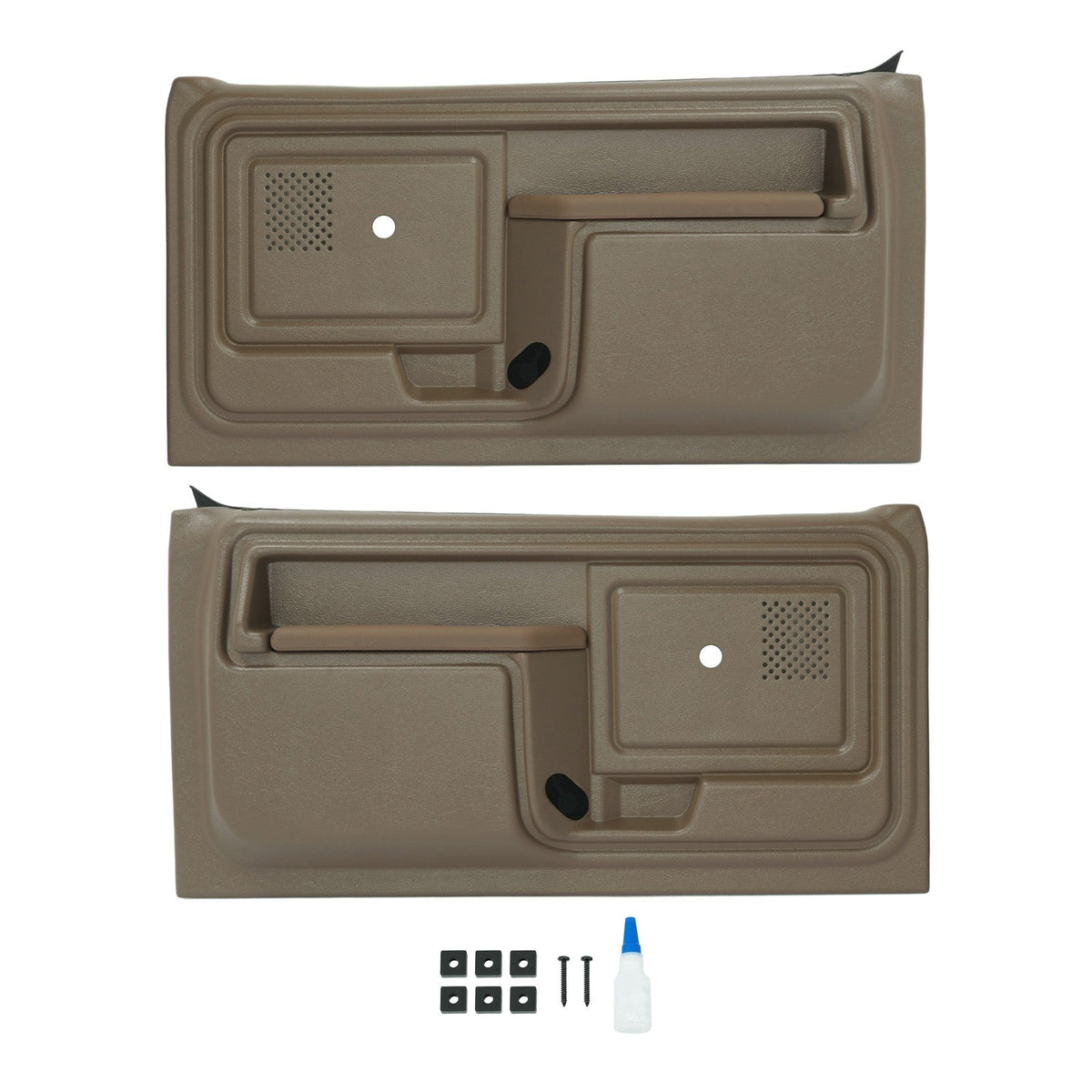 New Pair Inner Door Panels Replacement For 80-86 Ford Truck & 80-86 Ford Bronco