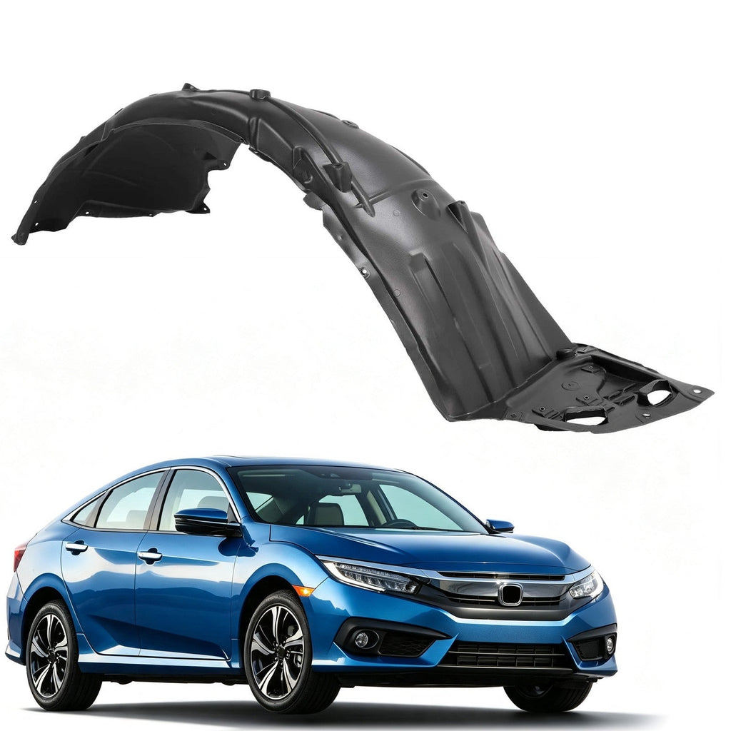 Front Passenger Side Fender Liner Splash Shield For 2016 2017 2018 Honda Civic