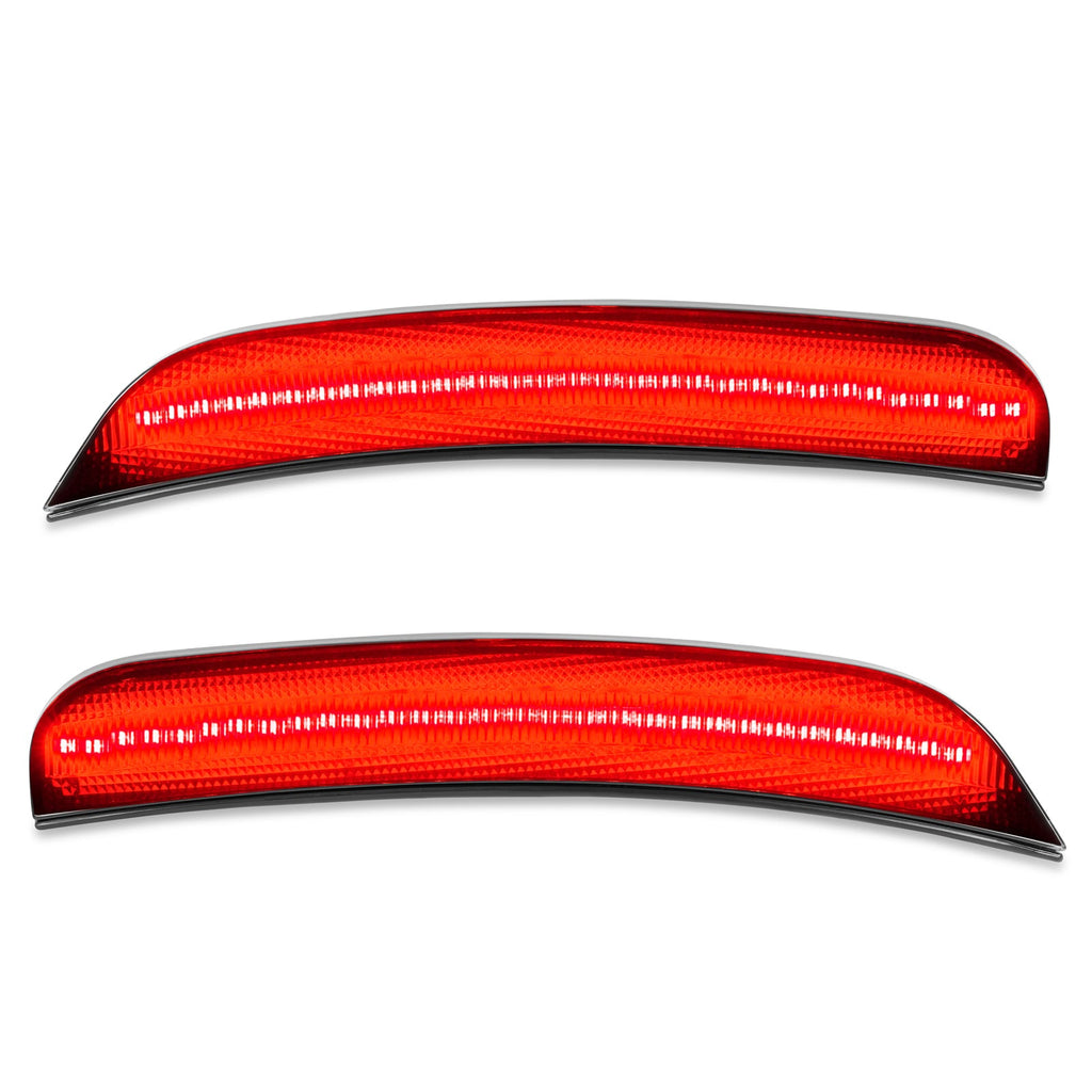 2X Rear Red Smoked LED Side Marker Light Lamp For Chrysler 300 300S 300C 15-23