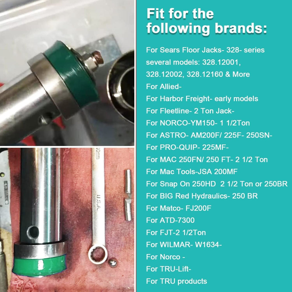 Hydraulic Jack Piston U-Cup Seal Replacement for 2 TON Floor Jack for 328 Series