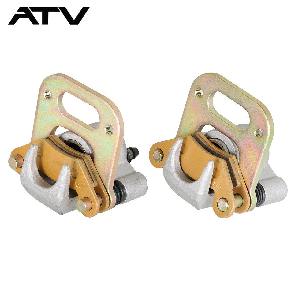 Front & Rear Brake Calipers Set for Yamaha Rhino 700 YXR700 2008-2013 W/Pads