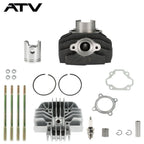 47mm Cylinder Piston Ring Gasket Kit For Yamaha PW80 Y-Zinger 1983-2006