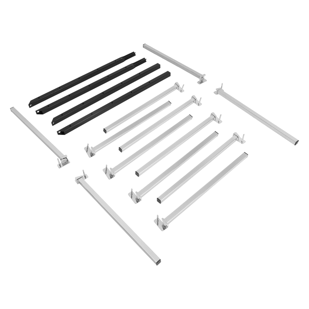 Wall Mounting Bumper Stand - Auto Body Paint Stand Rack w/ 6 Removable Arms