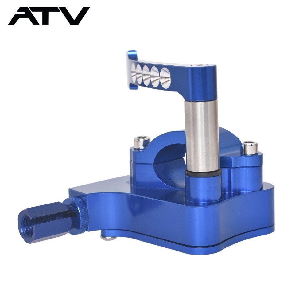 Generic Billet Thumb Throttle Assy For Yamaha YFZ450 YFZ450R Raptor YFM 700 Blue