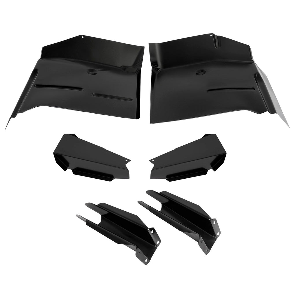 Front Cab Floor Pan Front & Rear Mount Set For 1960-66 Chevy & GMC C/K Pickup