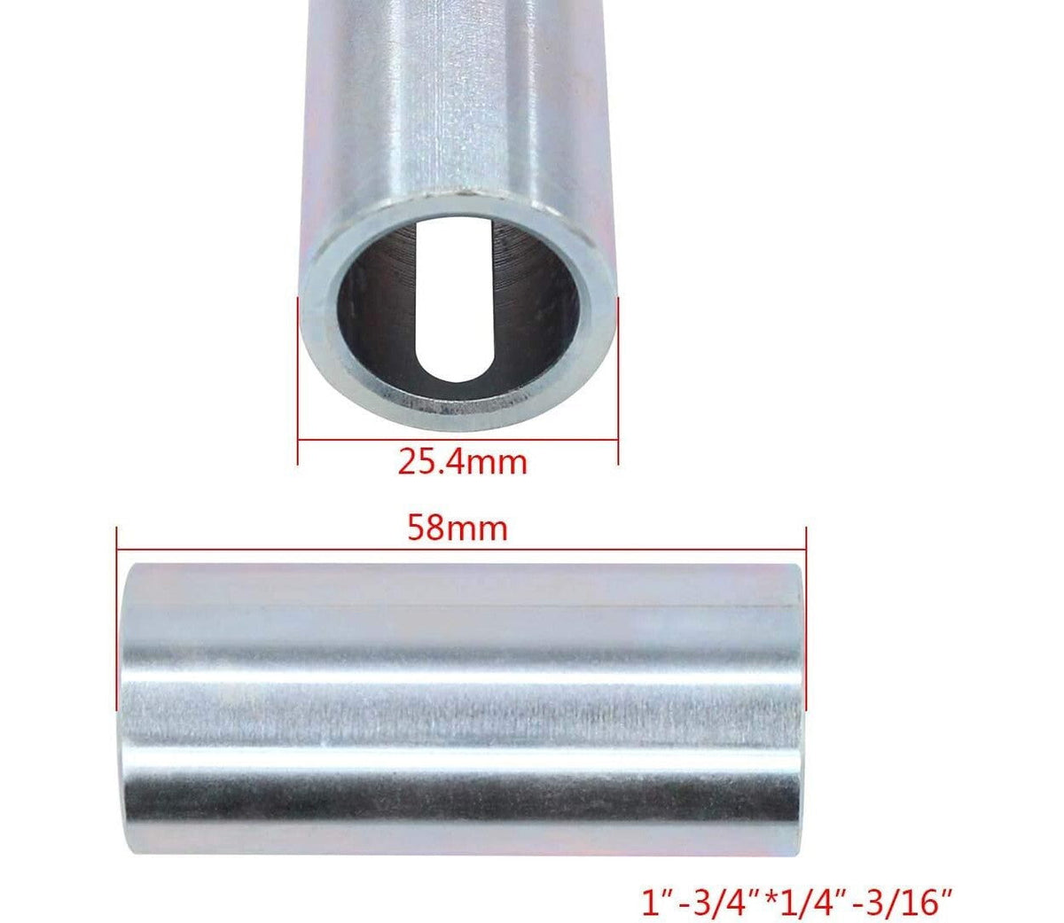 3/4" to 1" inch w/Step Key Gas Engine Crank Shaft Sleeve Adapter Predator US