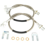 2X Front Extended Brake Line 89340S for Chevrolet C10 C20 K10 K20 1971-1987